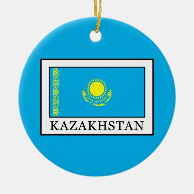 Kazakhstan Ceramic Ornament (Front)