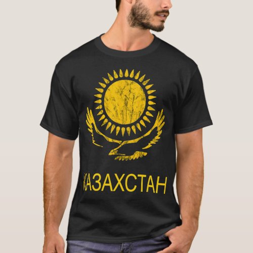 Kazakhstan Eagle Kazakh Roots Kazak Roots Kazakhst T_Shirt