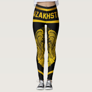 Kazakhstan Emblem Leggings
