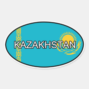Kazakhstan Euro Sticker