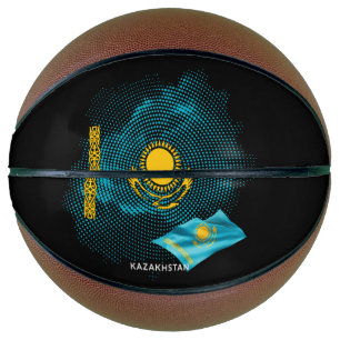 Kazakhstan flag basketball