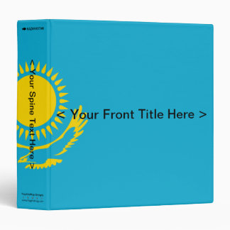 Kazakhstan Flag Binder
