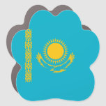 Kazakhstan flag car magnet