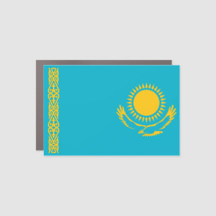 Kazakhstan Flag Car Magnet