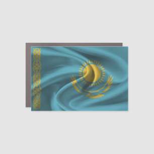 Kazakhstan Flag Car Magnet
