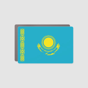 Kazakhstan Flag Car Magnet