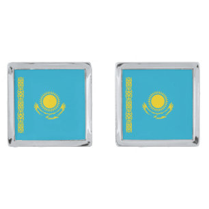 Kazakhstan Flag Cufflinks