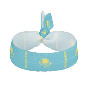 Kazakhstan Flag Elastic Hair Tie