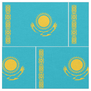 Kazakhstan Flag Fabric