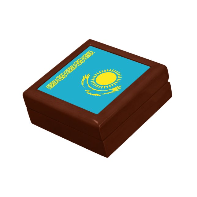 Kazakhstan Flag Gift Box (Side)