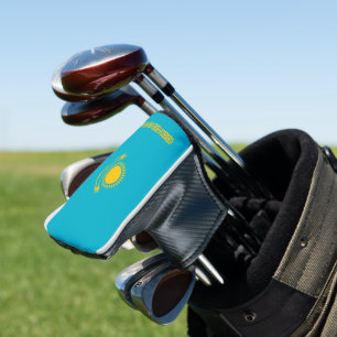 Kazakhstan flag golf head cover