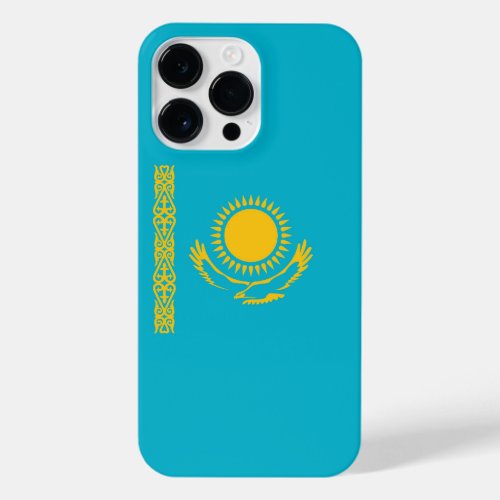 Kazakhstan flag iPhone 14 pro max case
