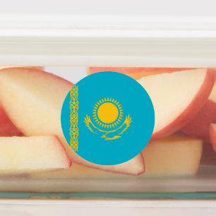 Kazakhstan flag kids' labels