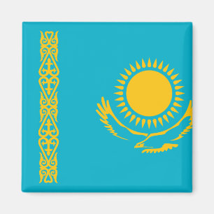 Kazakhstan Flag Magnet