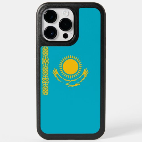 Kazakhstan flag OtterBox iPhone 14 pro max case