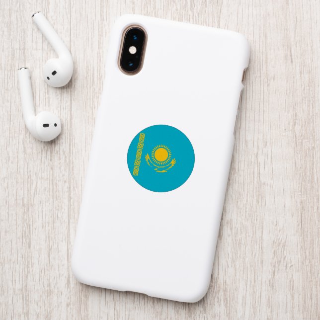 Kazakhstan flag patch (On Phone Back)