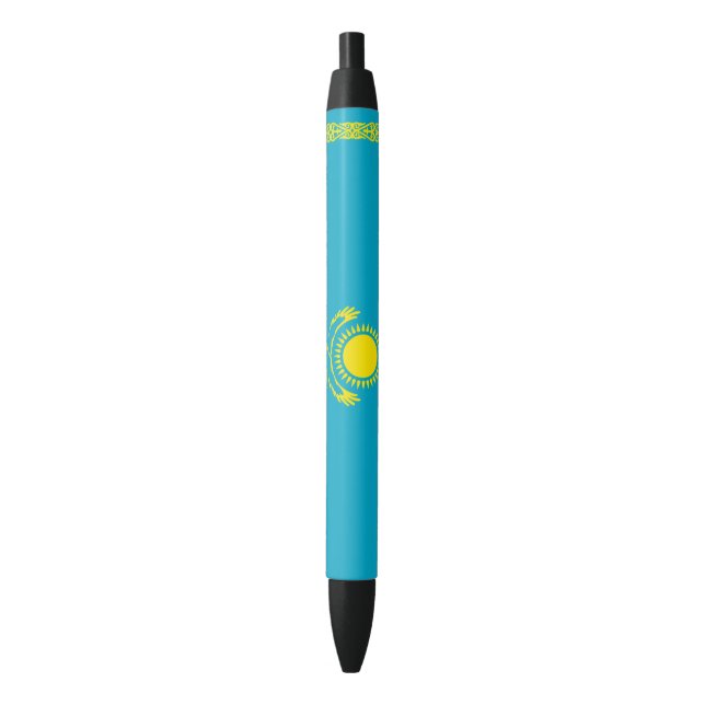 Kazakhstan Flag Pen (Front Vertical)