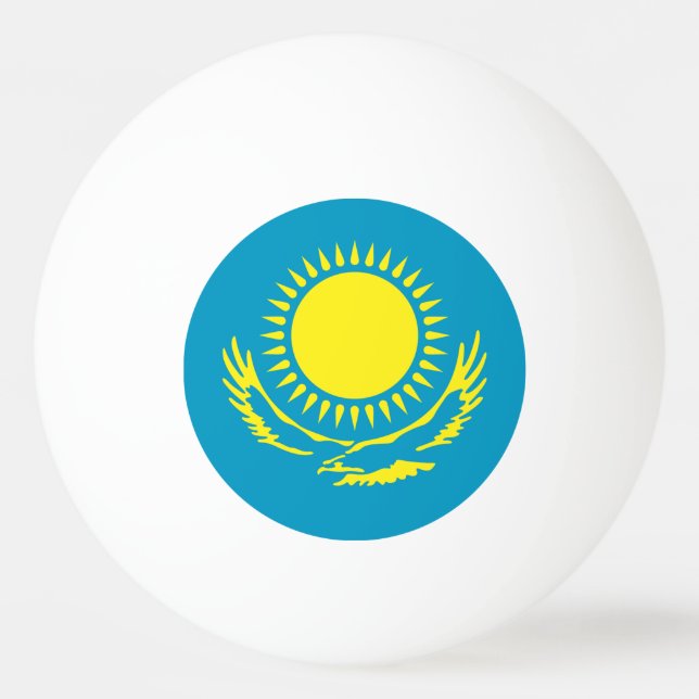 Kazakhstan Flag Ping Pong Ball (Front)