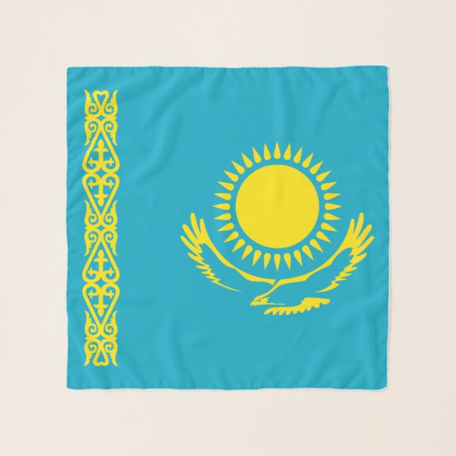 Kazakhstan Flag Scarf (Front)