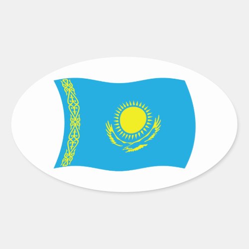 Kazakhstan Flag Sticker