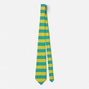 Kazakhstan flag stripes italy symbol lines pattern neck tie