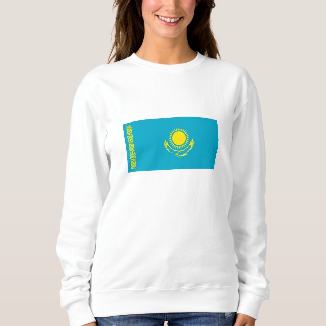 Kazakhstan Flag Sweatshirt (Front)