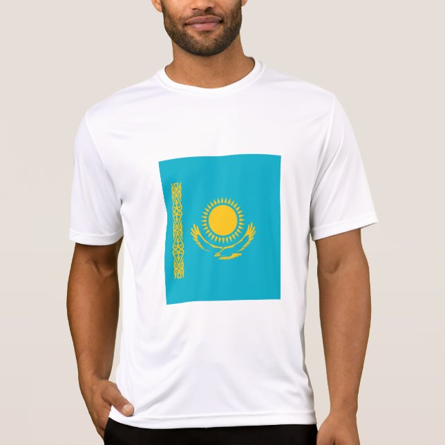 Kazakhstan flag T-Shirt (Front)