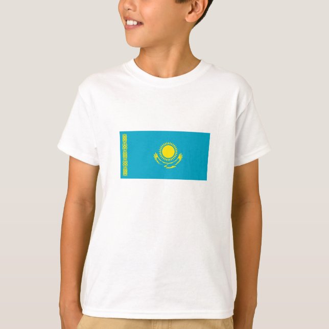Kazakhstan Flag T-Shirt (Front)