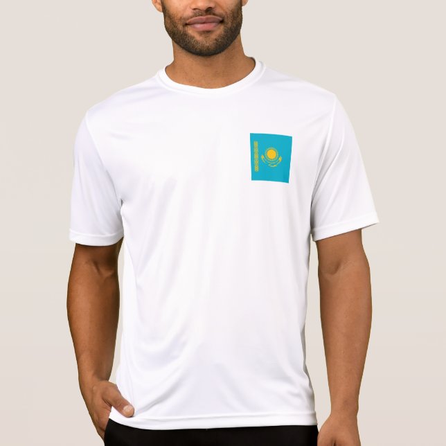 Kazakhstan flag T-Shirt (Front)