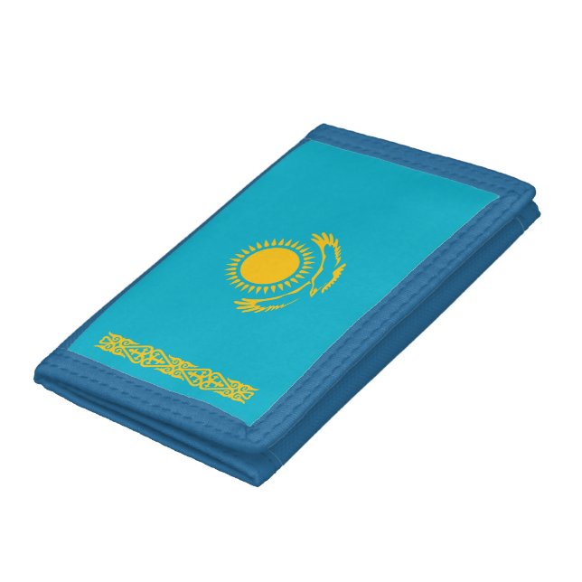 Kazakhstan flag trifold wallet (Bottom)