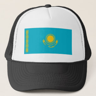 Kazakhstan Flag Trucker Hat