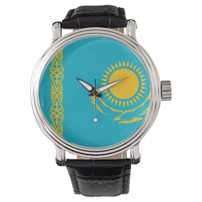 Kazakhstan Flag Watch (Front)