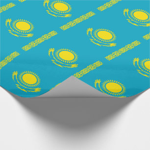 Kazakhstan Flag Wrapping Paper