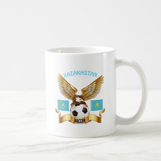 Kazakhstan Football Designs Coffee Mug (Right)