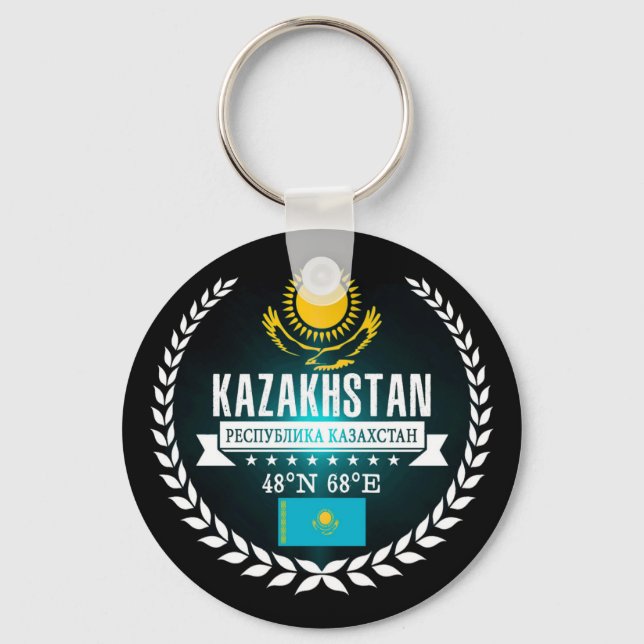 Kazakhstan Keychain (Front)
