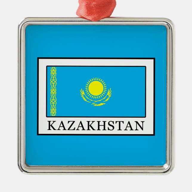 Kazakhstan Metal Ornament (Front)