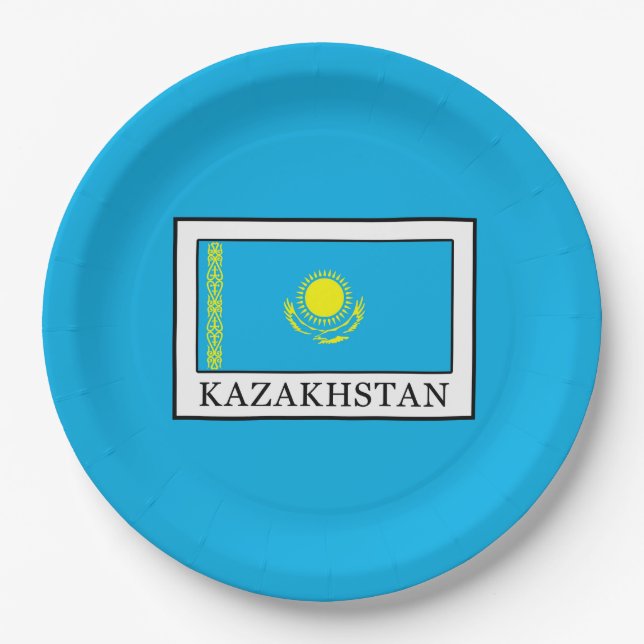 Kazakhstan Paper Plates (Front)