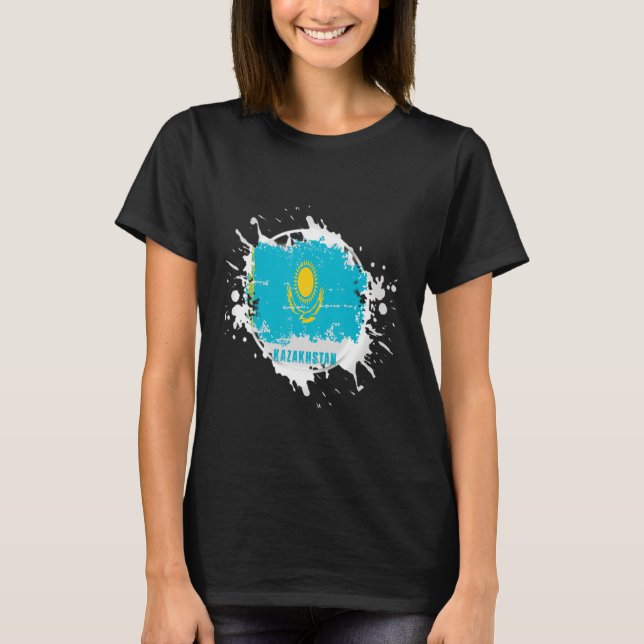 Kazakhstan Splash T-Shirt (Front)
