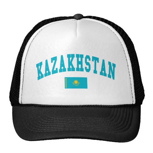 KAZAKHSTAN TRUCKER HAT | Zazzle