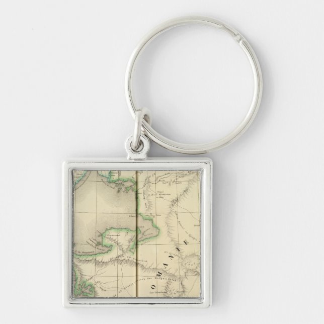 Kazakhstan, Uzbekistan Keychain (Front)