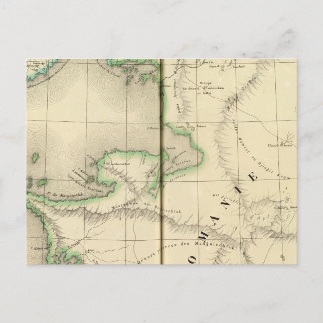 Kazakhstan, Uzbekistan Postcard (Front)