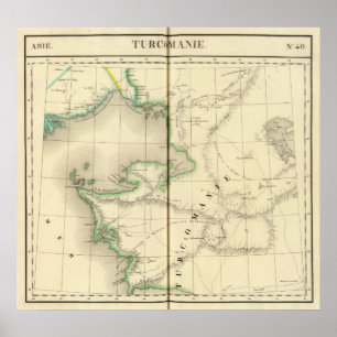 Kazakhstan, Uzbekistan Poster