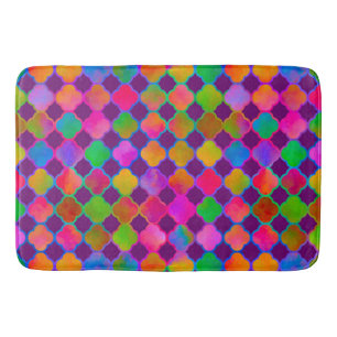 Kazbar Color Deep Purple Bath Mat