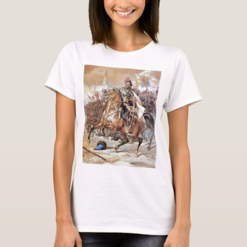 Kazimierz Pulaski at the Charge T_Shirt