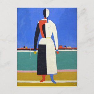 Kazimir Malevich Art Postcard