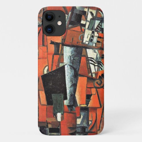 Kazimir Malevich art The Lady at the Piano iPhone 11 Case