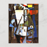 Kazimir Malevich painting,  Vanity Box, Postcard