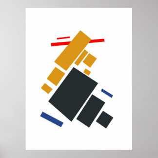 Kazimir Malevich, The Aviator, Airplane Flying Poster