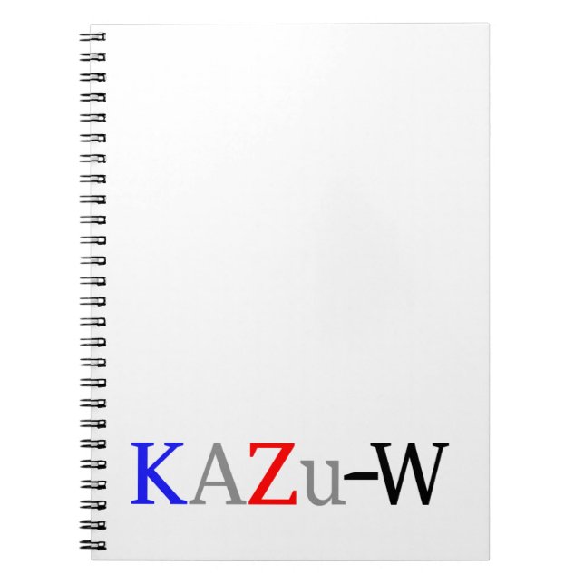 KAZu-W Notebook (Front)