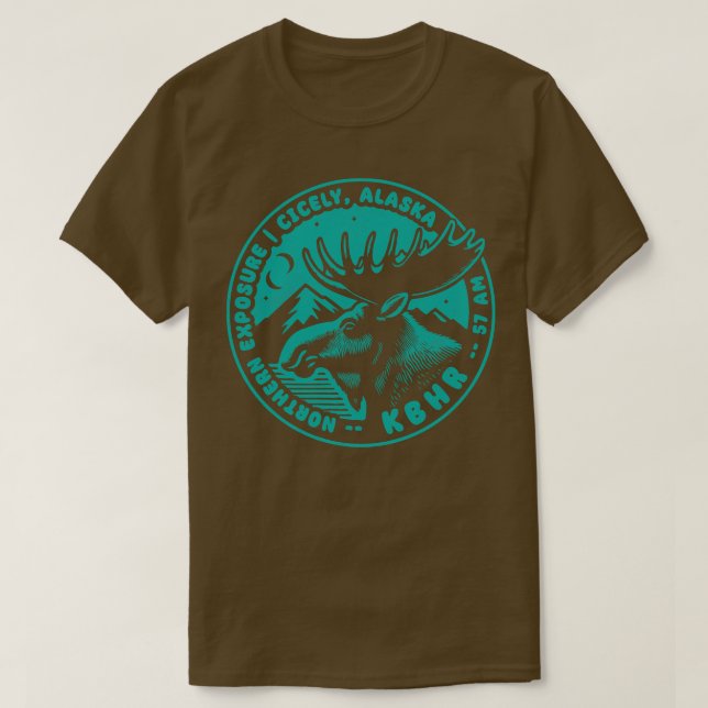 KBHR 57 AM Northern Exposure Radio Station TShirt (Design Front)